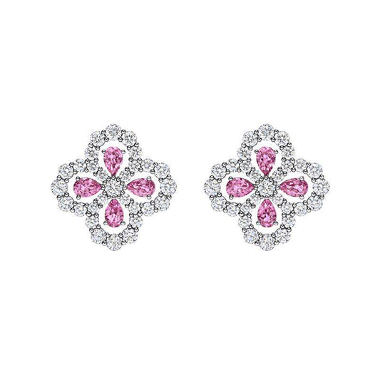 HW-EAPSPRPMEL4C Medium Four-Leaf Water Wave Ear Pat