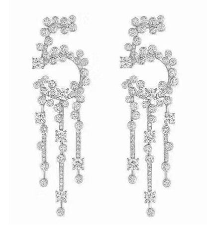 XNE-J679521 Number 5 luxury earrings