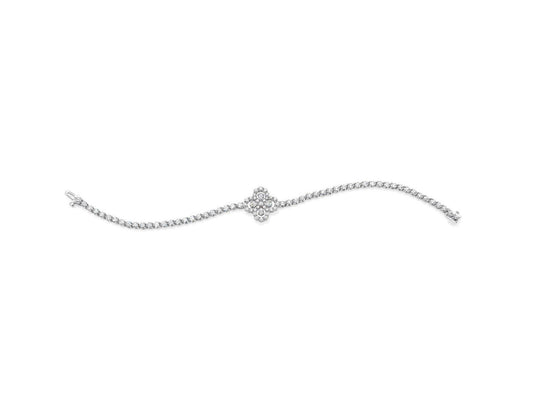 HW-BRD68787348 diamond bracelet, flower bracelet, water drop, full diamond