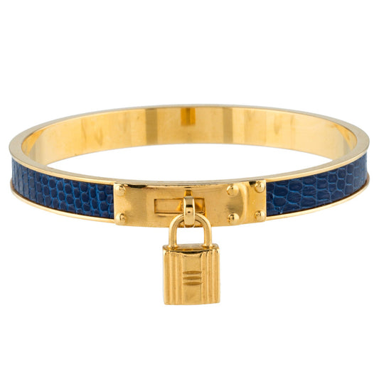 AiHshi-H325116B agate light gold lock bracelet 17#