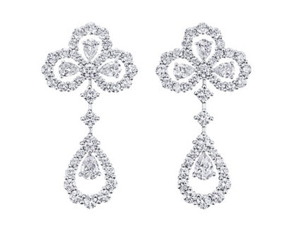 HW-EADPPRPDRL4C Stone Water Drop Clover Ear Pat