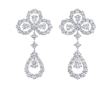 HW-EADPPRPDRL4C Stone Water Drop Clover Ear Pat