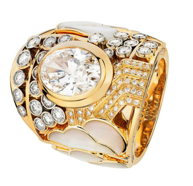 XNE-J16133 bezel set blister ring