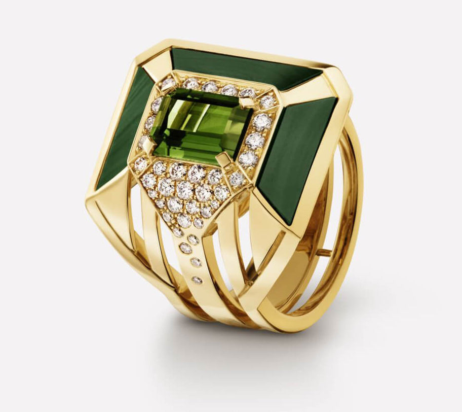 XNE-J11175祖母绿彩宝戒指主石8x6mm