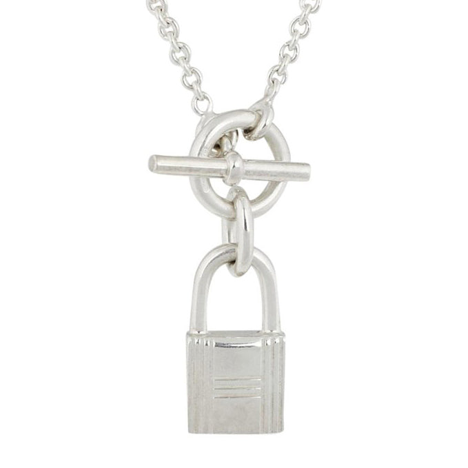 AiHshi-H104140B light gold lock necklace pendant