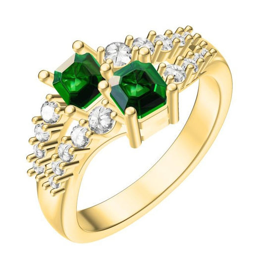 HW-JZ32132351 square spinel ring