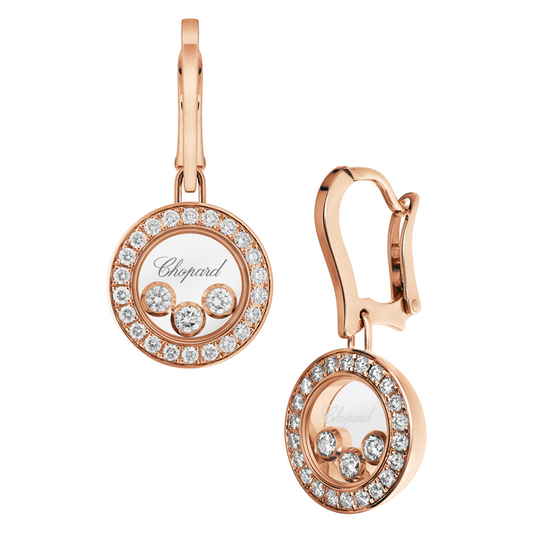 XB-83A018-5401 Glass middle 3 diamond, round ear racket