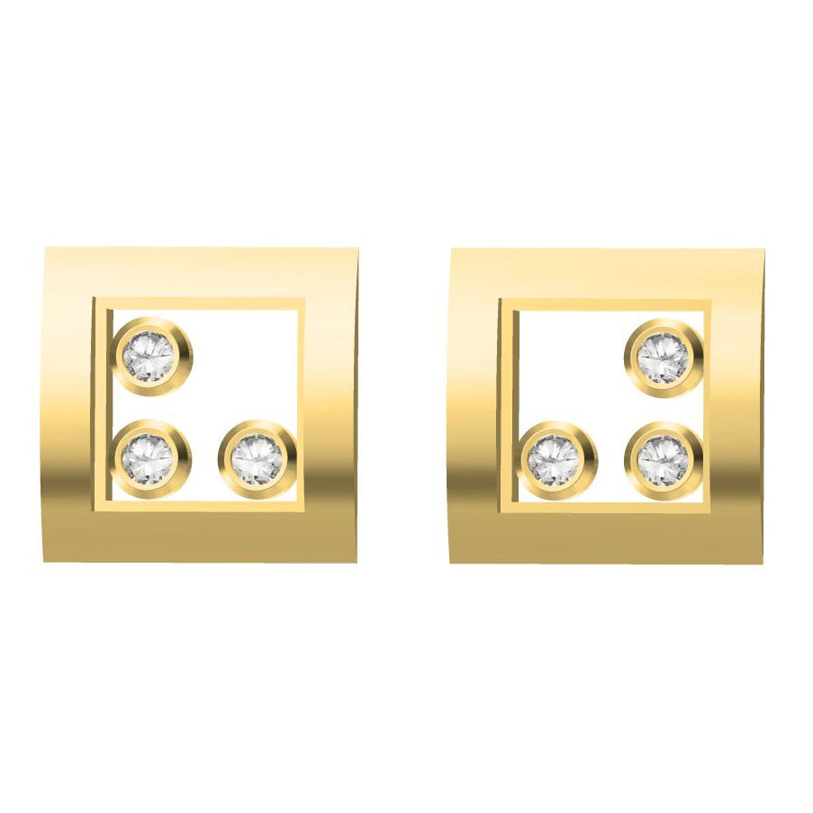 XB-839224-1001 glass earrings