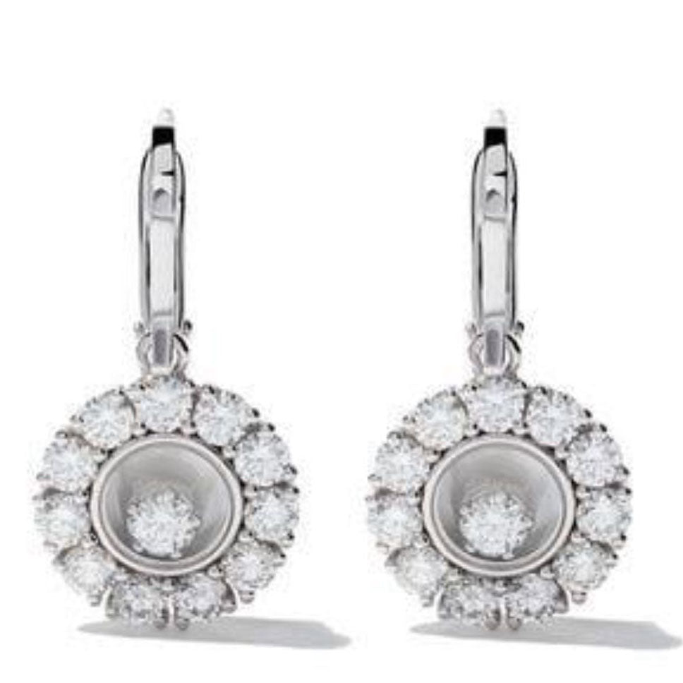 XB-ES913272 round glass earrings