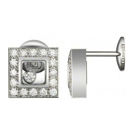 XB-832896-1001 square earrings, glass series
