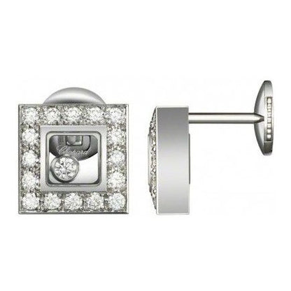 XB-832896-1001 square earrings, glass series