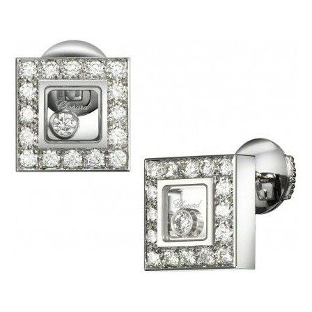 XB-832896-1001 square earrings, glass series
