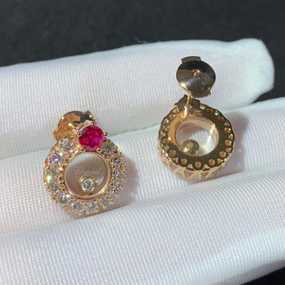 XB-ES346846 glass prong set stone earrings