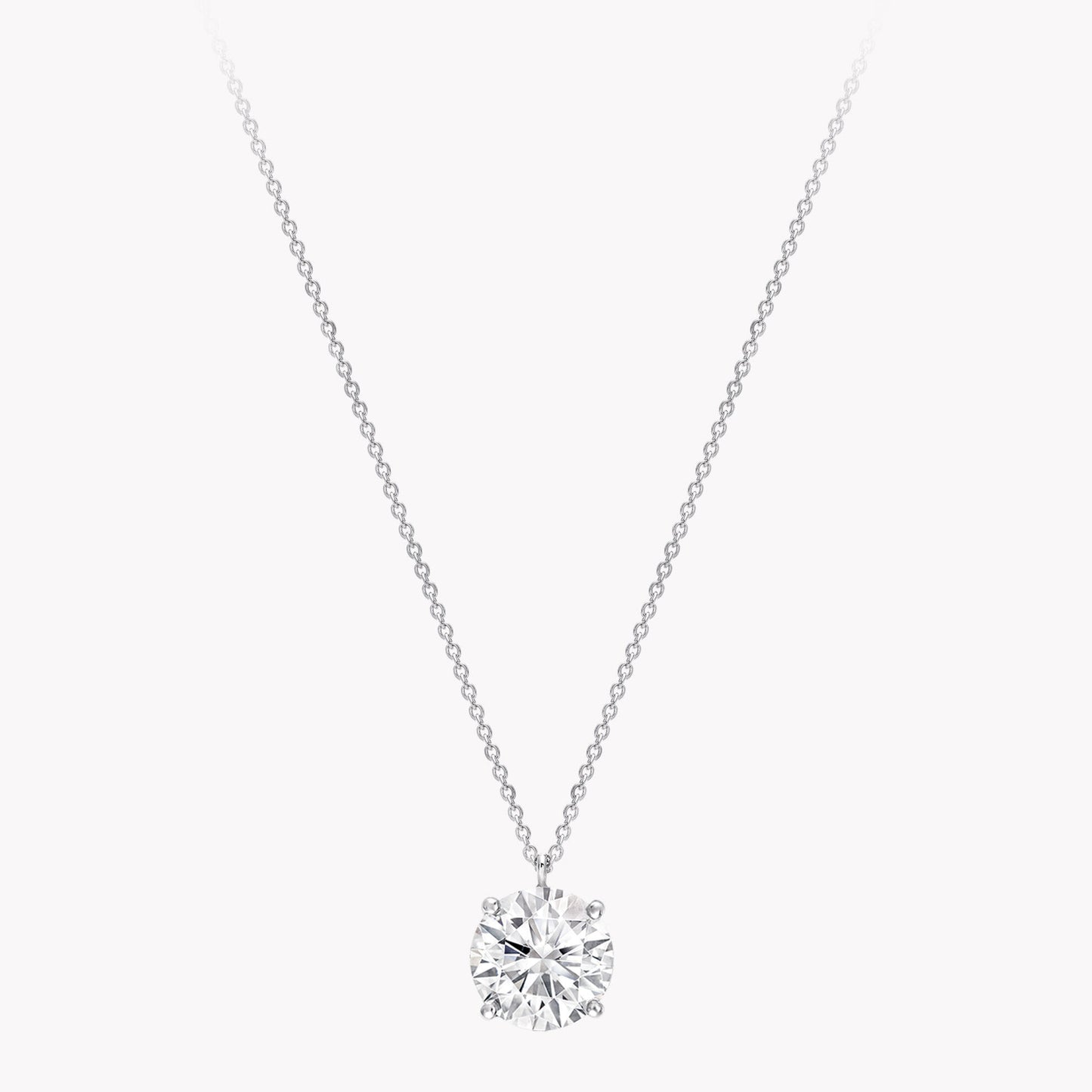 GLF-7324076四爪圆钻吊坠0.5ct