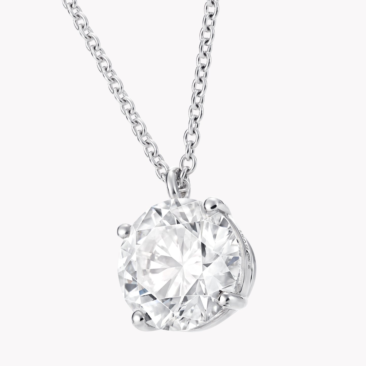 GLF-7324076四爪圆钻吊坠0.5ct