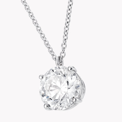GLF-7324076四爪圆钻吊坠0.5ct