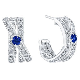 HW-EAD86012679 three earrings, cross