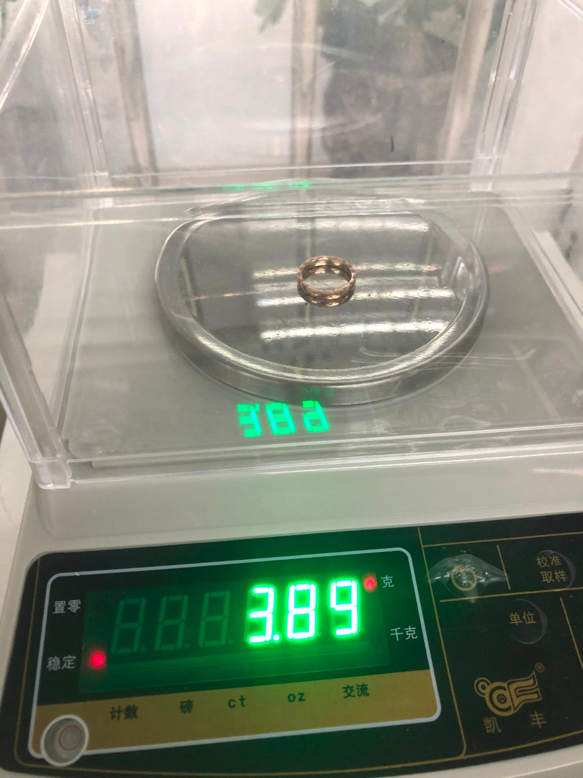 XNE-J11793 3mm叉叉光金条戒客版