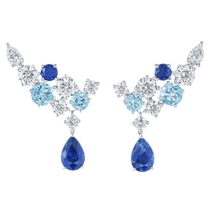 HW-EADPPSDRSPC diamond stud earrings