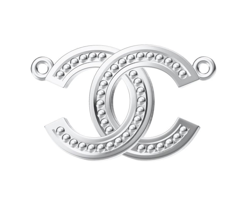 XNE-CN272365 13mm double C bead pendant