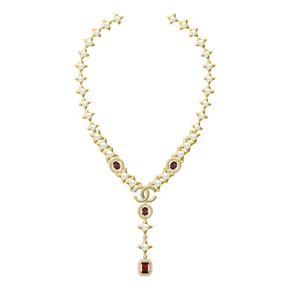 XNE-CN917900 Double C necklace
