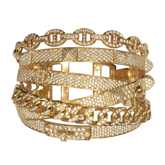 AHS-H213409B full diamond combination bracelet customer version