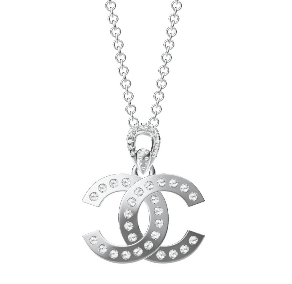 XNE-CNCP040 22MM Double C Pendant