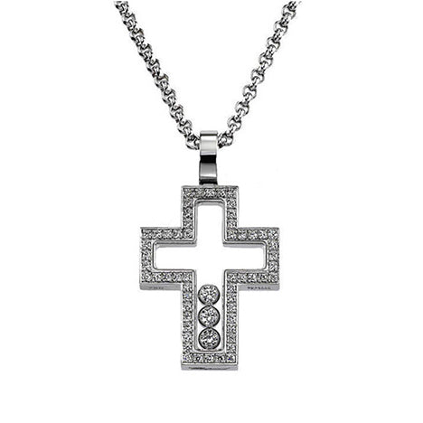 XB-XL300066 glass cross pendant
