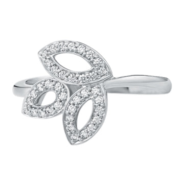 HW-FRDPSM1MLC horse eye ring, three-leaf horse eye