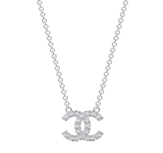 XNE-CNCP025 10.8mm Double C Tie Chain Pendant