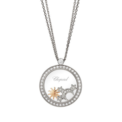 XB-799450-1401 glass sun star and moon pendant