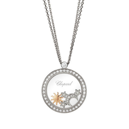 XB-799450-1401 glass sun star and moon pendant