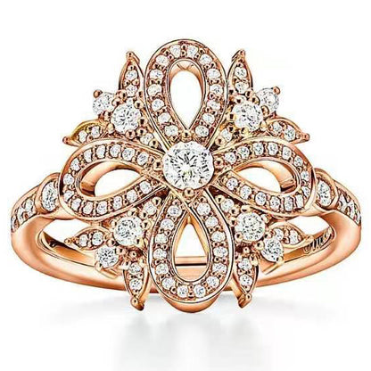 TIF15391348 key snowflake ring 11#