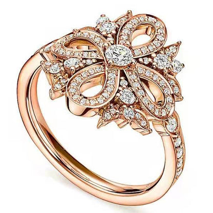 TIF15391348 key snowflake ring 11#
