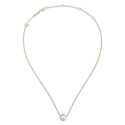 XB-81A017-5001 single diamond glass bolt chain pendant
