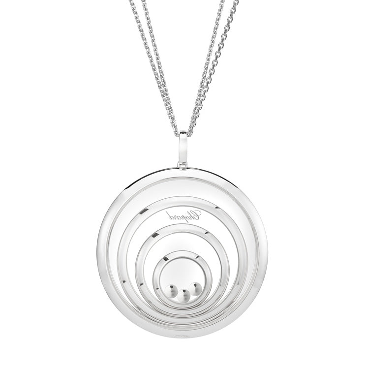 XB-798233-1001 glass full diamond 4 circle stone pendant