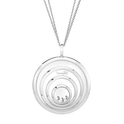 XB-798233-1001 glass full diamond 4 circle stone pendant