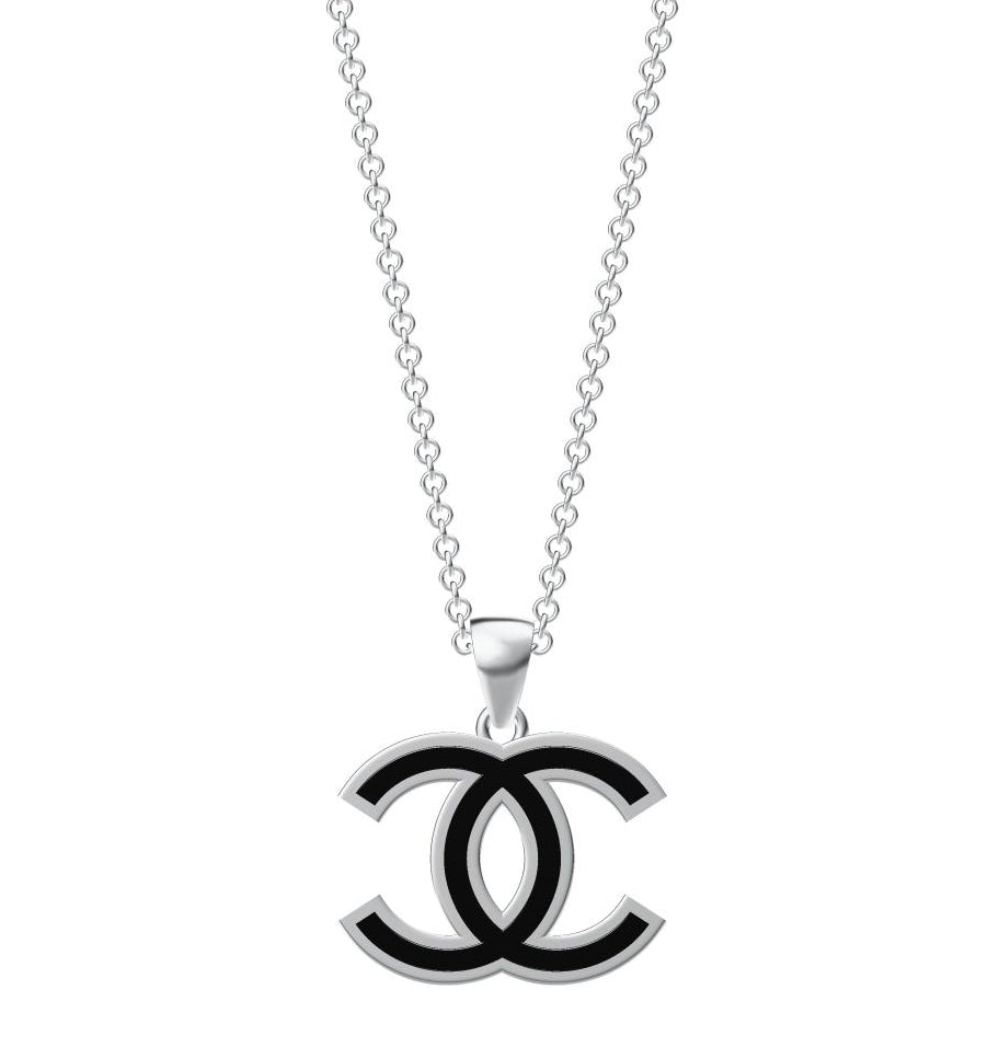 XNE-CNCP021 15mm glue double C pendant