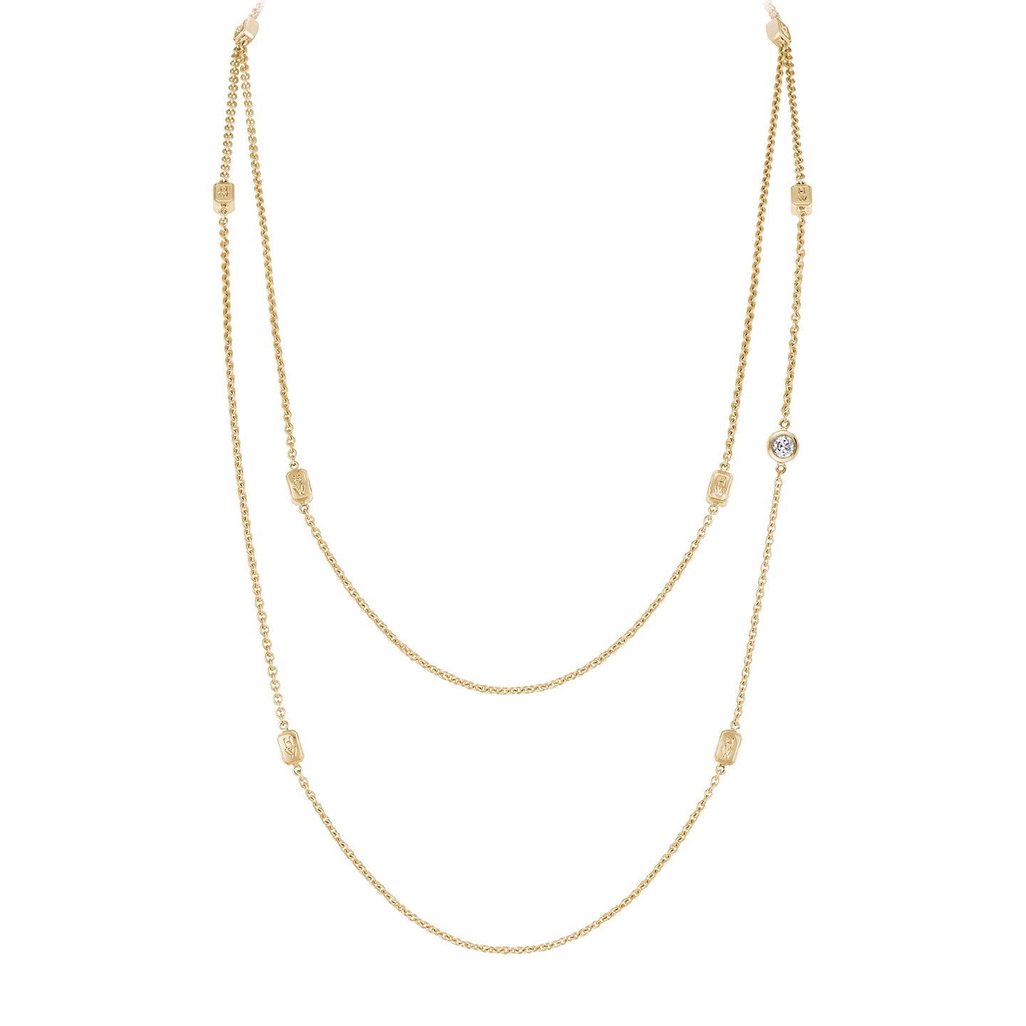 HW-NKDYRDLGHWL tag necklace