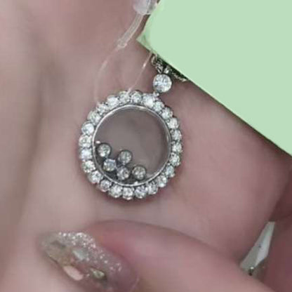 XB-XL569247 round 5 diamond pendant