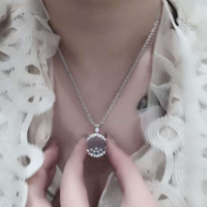 XB-XL569247 round 5 diamond pendant