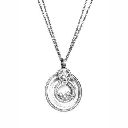 XB-799211-1003 half-diamond glass barrel 8-character pendant