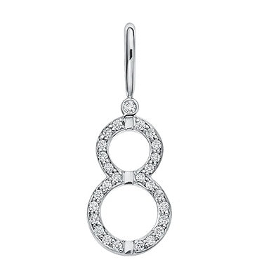 HW-CMDPRDOPLK8 Lucky 8 Pendant