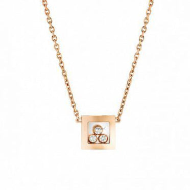 XB-819224-5001 light gold square three-pack bucket chain pendant