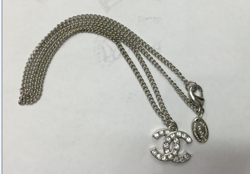 XNE-CNCP004 16mm flat double C full diamond pendant customer version