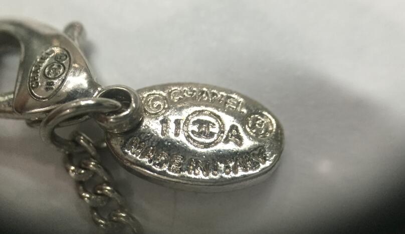XNE-CNCP004 16mm flat double C full diamond pendant customer version