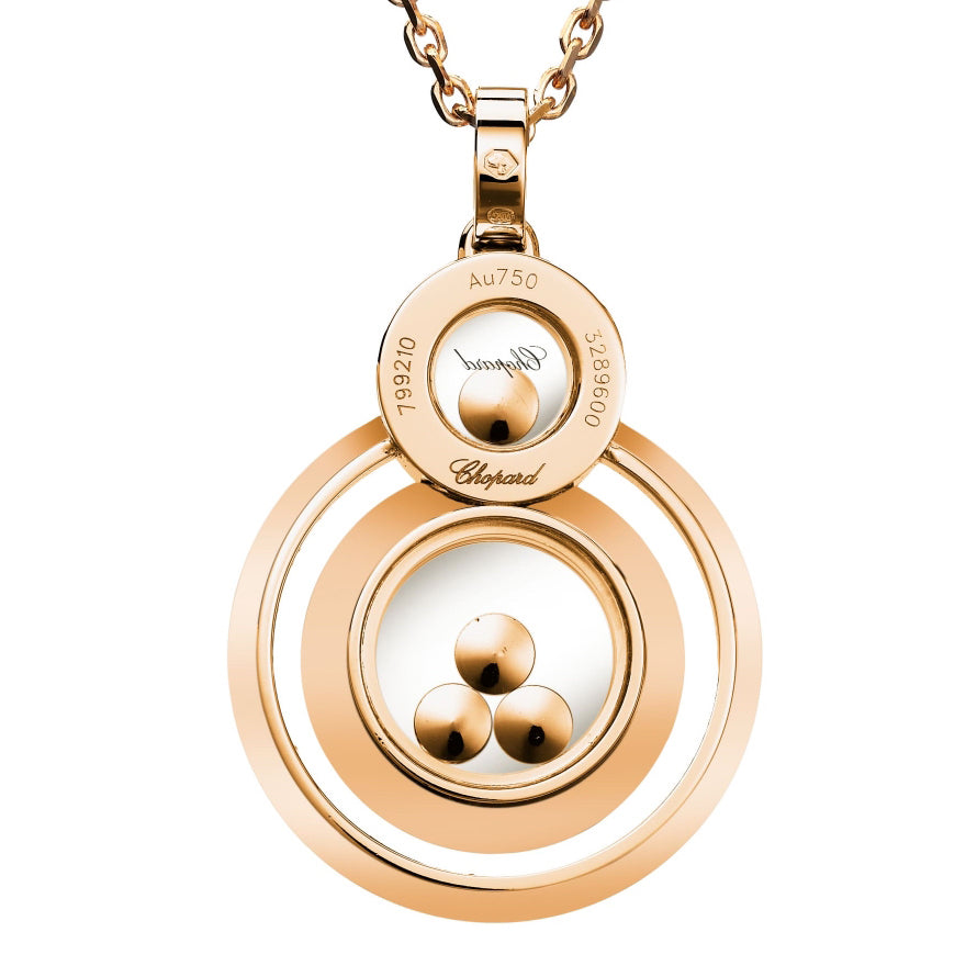 XB-799210-5001 three-barrel light gold single-barrel pendant