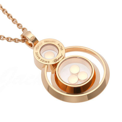 XB-799210-5001 three-barrel light gold single-barrel pendant