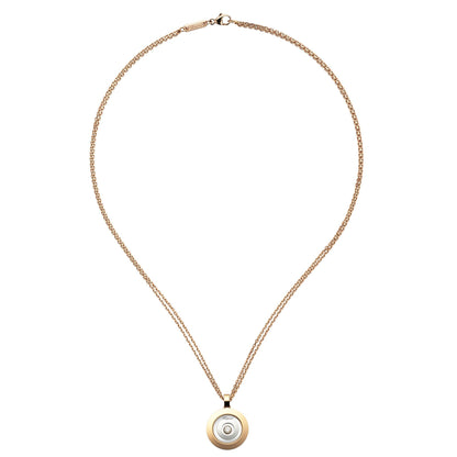XB-795405-9001 Double Ring Single Barrel Glass Pendant