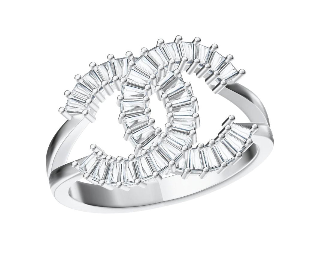 XNE-CN296750 Double C ladder square ring